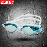 洲克男女游泳眼镜防水防雾舒适不勒头可调节镜带高清游泳眼镜装备