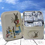 上海特产冠生园大白兔花生牛轧糖 铁盒装200g 创意礼盒装