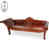 明清仿古家具 实木贵妃床 中式榆木单人床 古典躺椅沙发椅罗汉床
