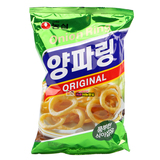 韩国进口食品进口零食农心原味洋葱圈洋葱脆卷84克大包装超实惠