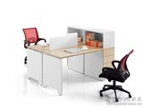 现代办公家具组合屏风办公桌时尚简约员工桌4人职员桌椅 可定做