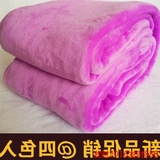 纯色珊瑚绒毯子午睡被单双人法兰绒毛绒床单毯子冬季精品新款2016