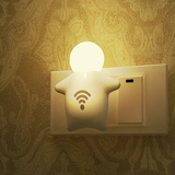 无线遥控小夜灯床头灯 卧室婴儿灯喂奶灯 插电节能创意插座台灯具