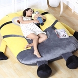 超大小号加厚小黄人懒人床睡垫双人榻榻米个性卡通沙发地铺龙猫床