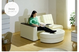 皮艺多功能沙发床 超大储物空间 带收纳储物沙发 小户型沙发床