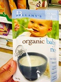 澳洲直邮 贝拉米Bellamy s 婴儿有机米粉米糊125gx4包原味补铁4+