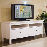 定制 全实木电视机柜地柜现代简约松木小型房间茶几组合卧室1.2米