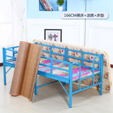 [转卖]简易便携式折叠床加固铁床男女孩儿童床带护栏木板单人床