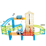 新干线多层电动汽车轨道车托马斯式轨道小火车玩具电动车儿童玩具