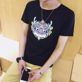 evisu卡宾jack官方旗舰店jones增致hm短袖大码韩版标准男士T恤