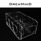 DreaMinD亚克力机箱透明机箱K400-Pro开放式机箱个性化DIY机箱