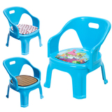 的椅子婴儿凳吃饭加大加厚卡通塑料宝宝小板凳儿童叫叫椅靠背会叫