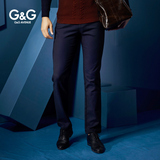 G＆G 断码商务休闲西裤 修身男士西裤 舒适微弹小脚直筒英伦正装