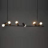 现代简约灯具 6头 10头小鸟吊灯 LED吊灯 客厅餐厅饭厅吧台创意灯