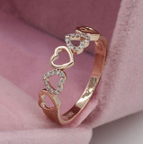 牡丹珠宝精品女士钻戒18K玫瑰金钻石戒指求婚送女朋友专柜正品