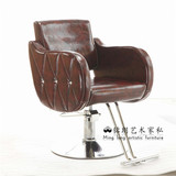 厂家直销新款热卖豪华欧式美发椅子复古美发椅子发廊专用剪发椅子
