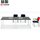 新款会议桌上海简约现代板式小型会议洽谈办公时尚钢架会客培训桌