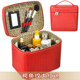 首饰盒拉薇定型化妆箱女式大容量手提式韩版化妆品收纳包化妆盒