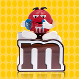 M&M`S牛奶巧克力mm巧克力豆人玩具礼盒生日礼物盒装零食148.5
