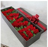 圣诞节泰州市高港区鲜花同城33红玫瑰礼盒速递兴化靖江泰兴姜堰花