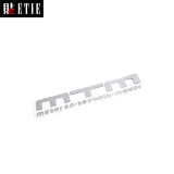 镍合金MTM改装车标金属薄贴大众奥迪的改装标贴装饰贴划痕车标