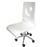 特价发快递白色写字椅 升降椅转椅 学生学习电脑椅儿童椅