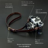 BHW/法国15mm手工相机背带制作复古微单反肩带新款意大利牛皮数码