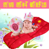 婴儿手推车配件通用彩虹棉垫宝宝伞推车棉垫儿童学步车餐椅冬坐垫