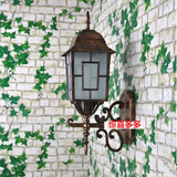 中式乡村户外壁灯 防水庭院壁灯 花园阳台灯 别墅外墙室外中字灯