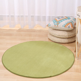 圆形地毯简约现代卧室床边毯客厅茶几家用加厚纯 电脑椅地毯定制
