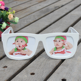 新款 创意眼镜造型4寸2张儿童宝宝像框摆台 个性相框批发影楼