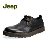 Jeep吉普男鞋新款舒适耐磨休闲鞋系带牛皮低帮皮鞋JS314