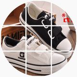 GDH正品童鞋 男女童鞋低帮魔术贴 儿童白球鞋黑球鞋运动板鞋60FGH