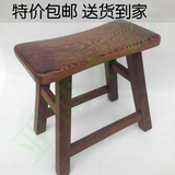 鸡翅木实木原木板凳矮凳凳子红木家用凳子全榫工艺传统手工孩子凳