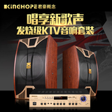 KINGHOPE KT-106家庭KTV音响套装10寸影院卡拉OK卡包音箱会议音响