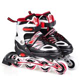 溜冰鞋成人四轮直排轮可调闪光轮滑鞋12-13-14岁男女儿童生日礼物