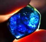 天然蓝宝石原石 价值投资 升值收藏佳品 山东蓝宝毛料 10.95克