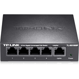 TP-LINK TL-SG1005P 5口全千兆非网管PoE供电交换机 高速1000M