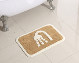 浴室防滑垫 洗澡带吸盘塑料地垫 厕所卫生间淋浴房透明按摩脚垫