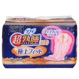 日本原装尤妮佳unicharm苏菲夜用超薄感呵护卫生巾40CM9片
