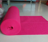 加厚婚庆地毯 粉红色 一次性紫红色地毯 玫红色婚庆地毯