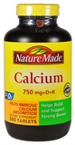 现货 美国 Nature Made Calcium 钙片+维生素D和K 750mg 300粒