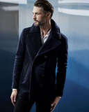 美国纽约代购 BURBERRY BRIT羊毛羊绒双排扣大衣-男装外套