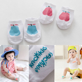 婴儿袜子春夏0-1-3岁纯棉宝宝船袜韩国水果梨子短袜婴幼儿地板袜
