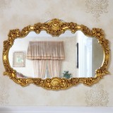 阿西娜欧式装饰镜 古典浴室镜 玄关镜 雕花墙挂镜 餐厅壁镜