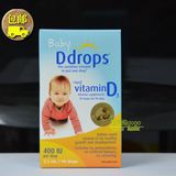包邮！加拿大Ddrops婴儿童宝宝维生素D3滴剂美国版补钙400IU90滴