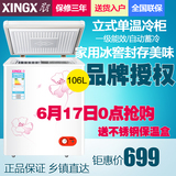 XINGX/星星 BD/BC-106EC冷柜小冰柜迷你家用立式单温冷藏冷冻柜