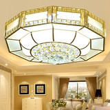 金色圆形水晶灯 客厅卧室餐厅酒店宾馆包厢吸顶灯 直径80CM1米