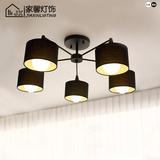 现代创意简约个性LED韩式客厅卧室餐厅书房灯吸顶吊灯具田园灯饰