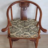 雪尼尔皇宫椅圈椅官帽椅红木古典中式家具坐垫棕垫椅垫沙发垫定做
